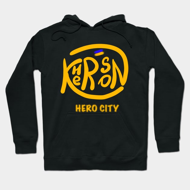 Kherson. Ukraine hero cities (UHC). Hoodie by TigrArt